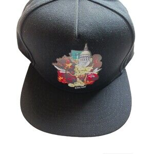 YRN - Migos Yung Rich Nation "CULTURE" Collage Snapback Black Hat OS Size NEW